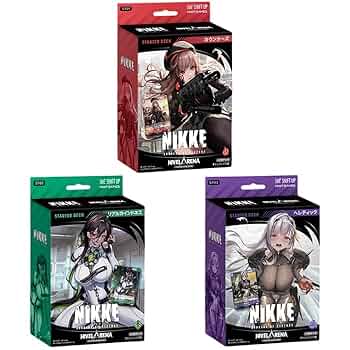 Amazon.co.jp: 【3種セット】TCG 勝利の女神:NIKKE NIVEL ARENA